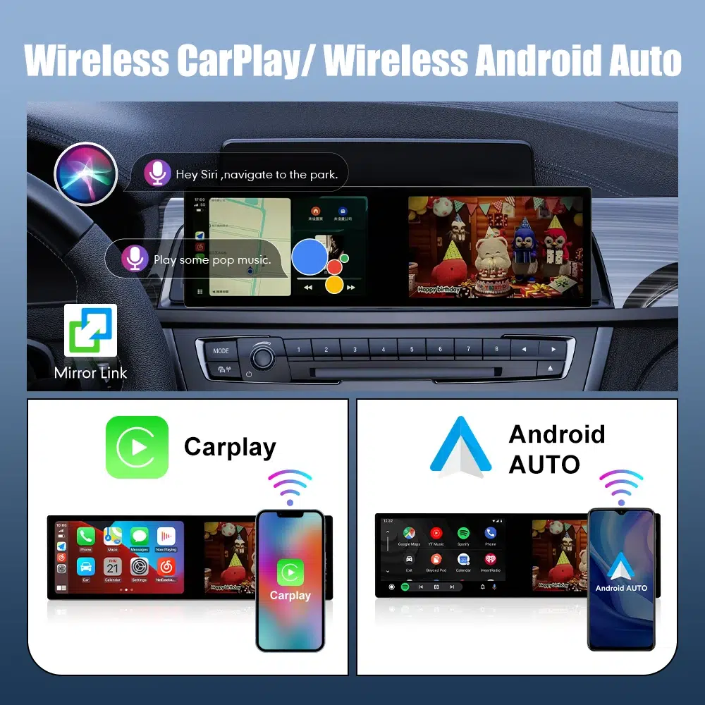 Dual Screen Android Car Stereo