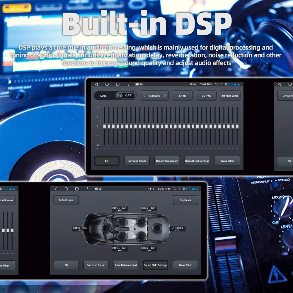 Dual Screen Android Car Stereo